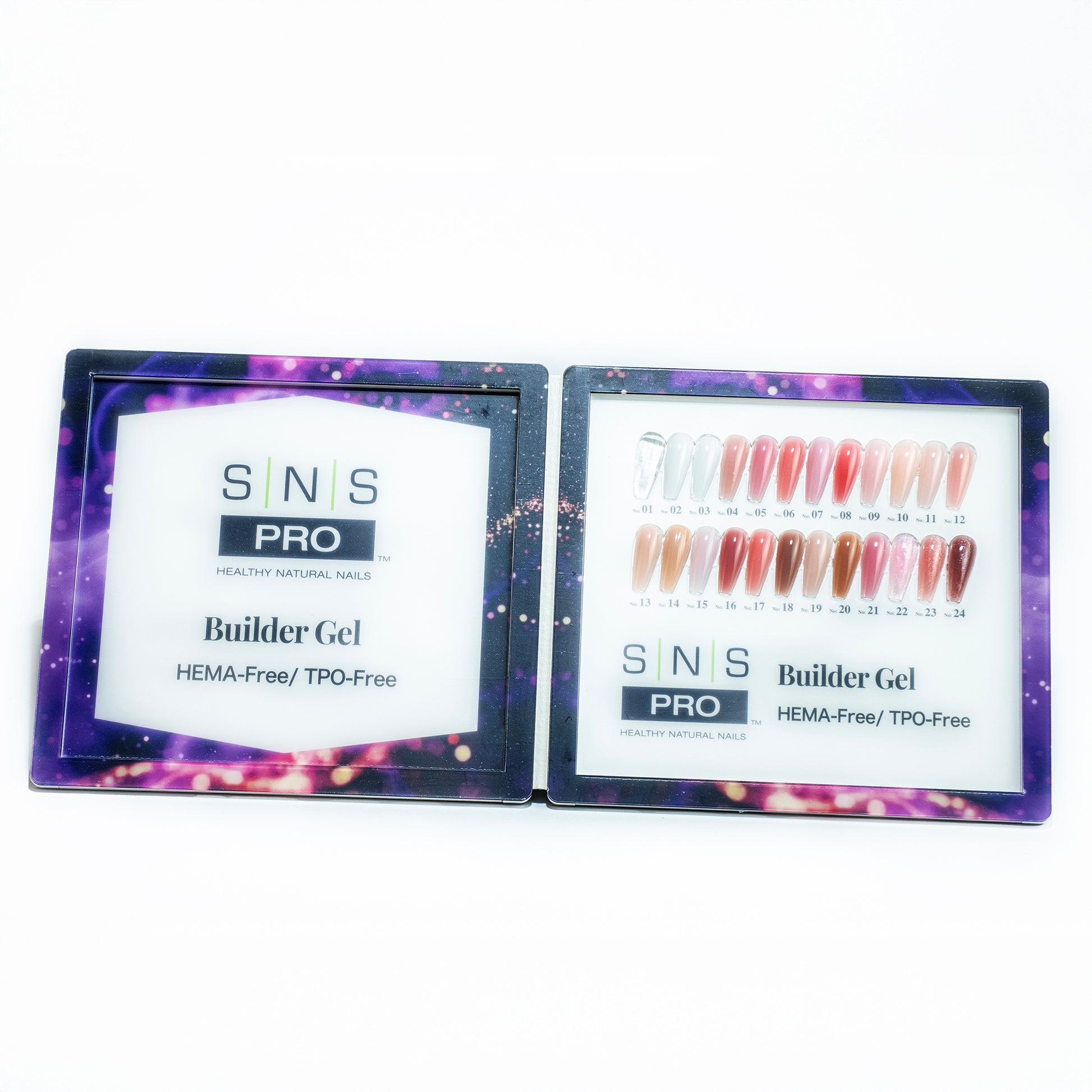 SNS Builder Gel In The Bottle - Set 24 Colors - HEMA-Free/TPO-Free - 0.5oz