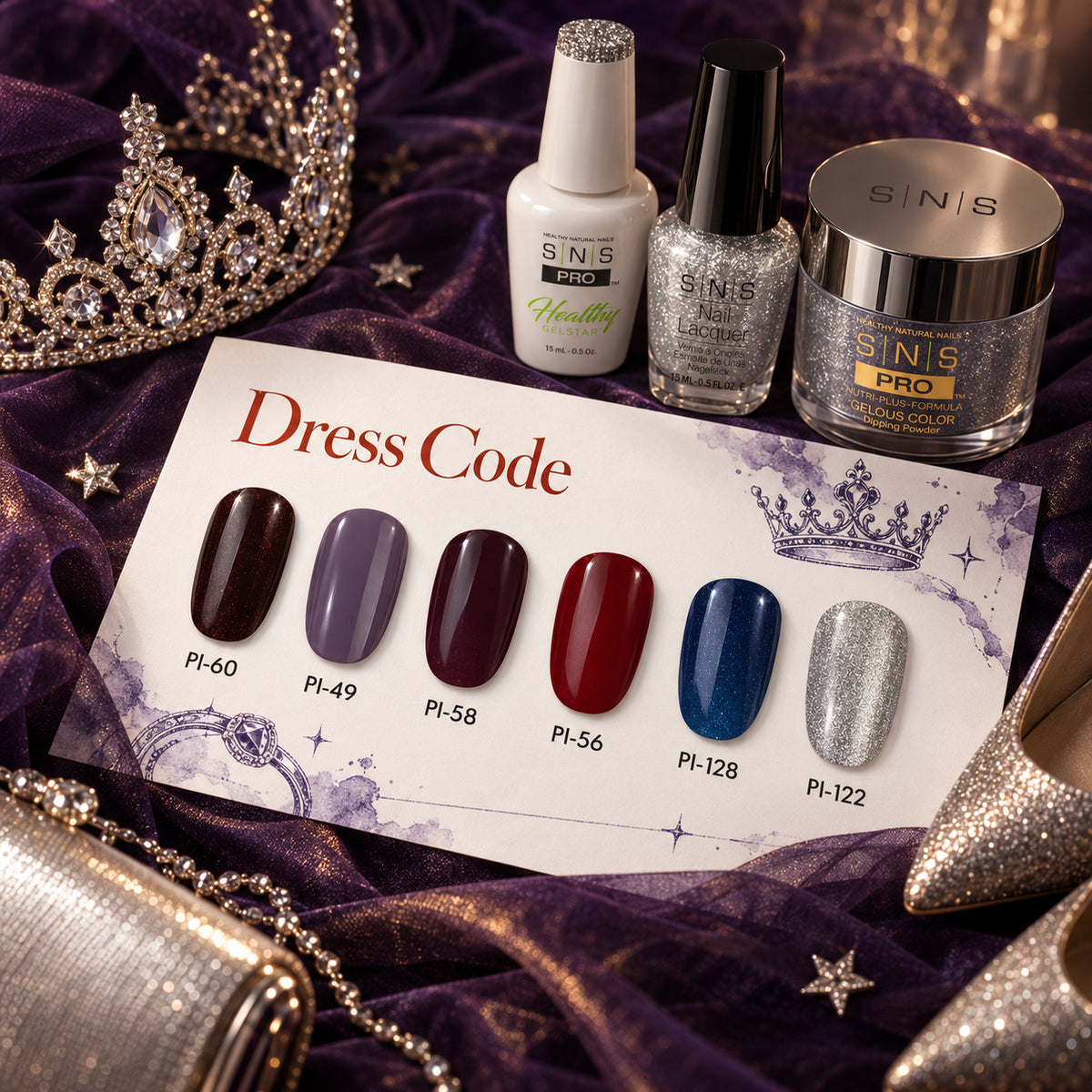 SNS Dress Code Collection - 4in1 - 6 Colors