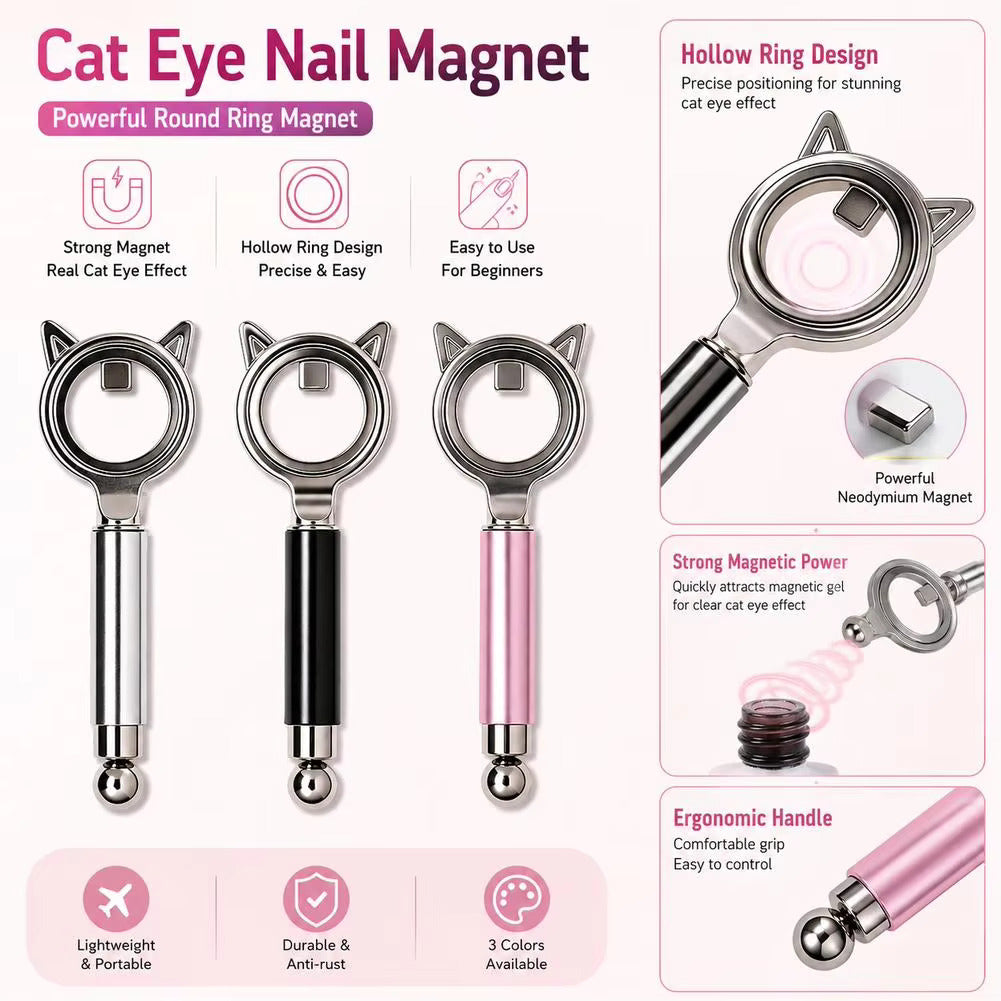 Dual-End Cat Ear Ring Magnet