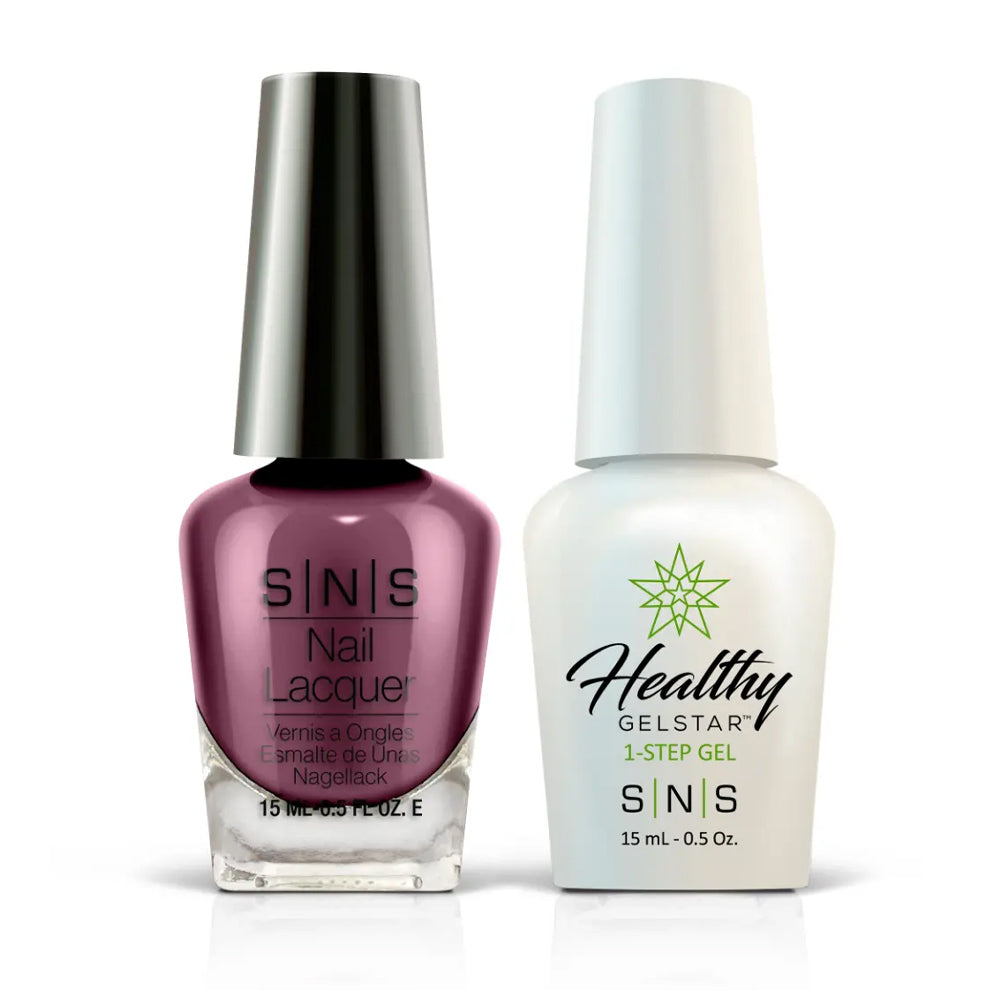 SNS Gel Nail Polish Duo - EE01 Midnight Serenade - Wine Colors by SNS sold by DTK Nail Supply