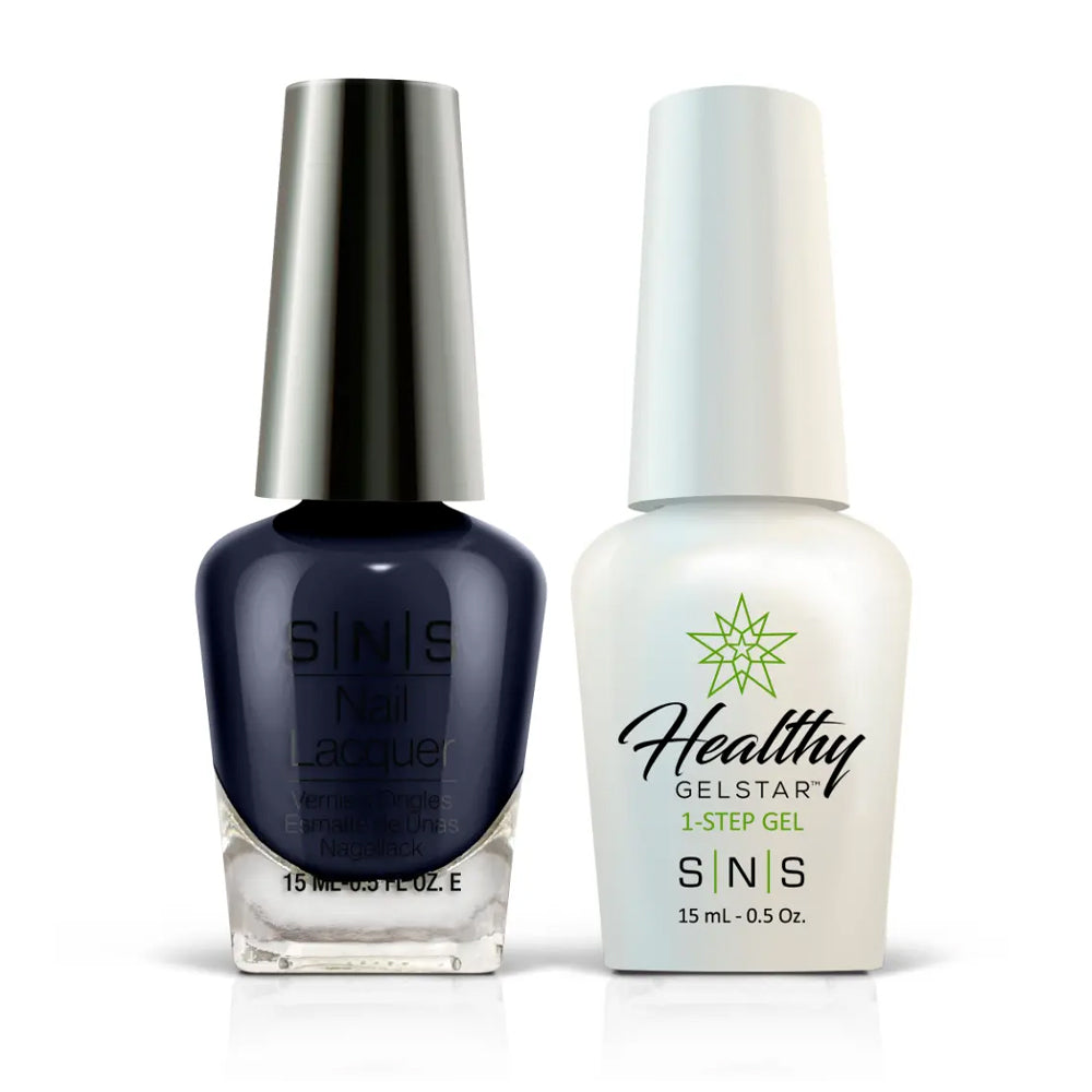 SNS Gel Nail Polish Duo - EE11 Rock My World - Blue Colors by SNS sold by DTK Nail Supply