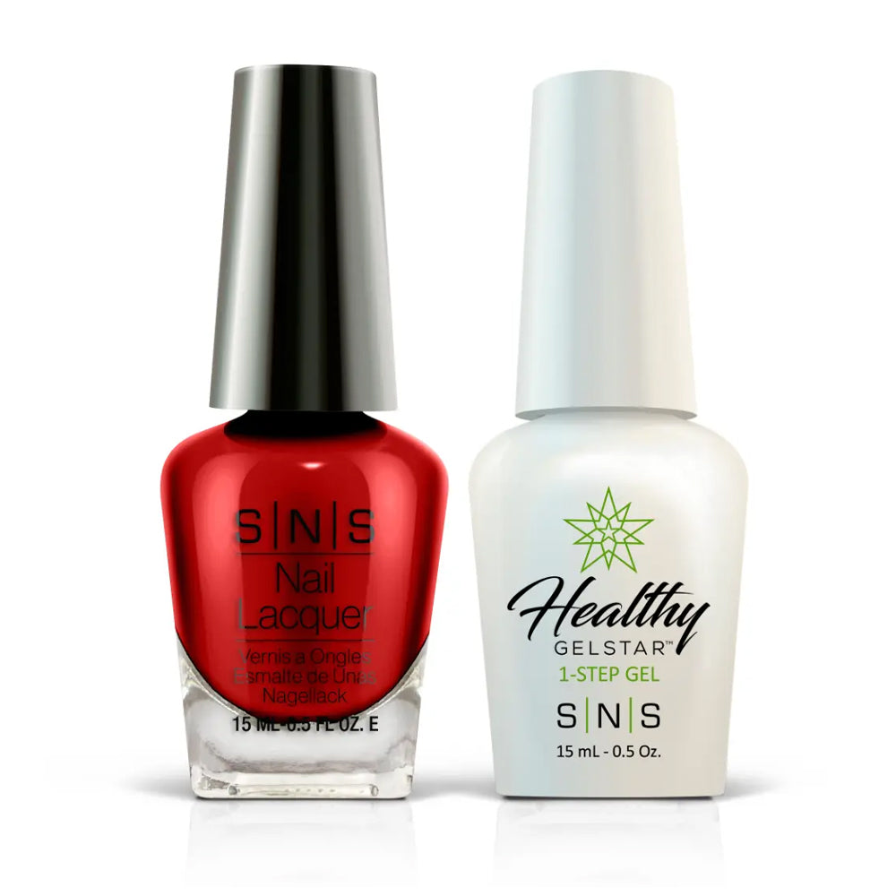 SNS Gel Nail Polish Duo - EE21 Love Song - Red Colors by SNS sold by DTK Nail Supply
