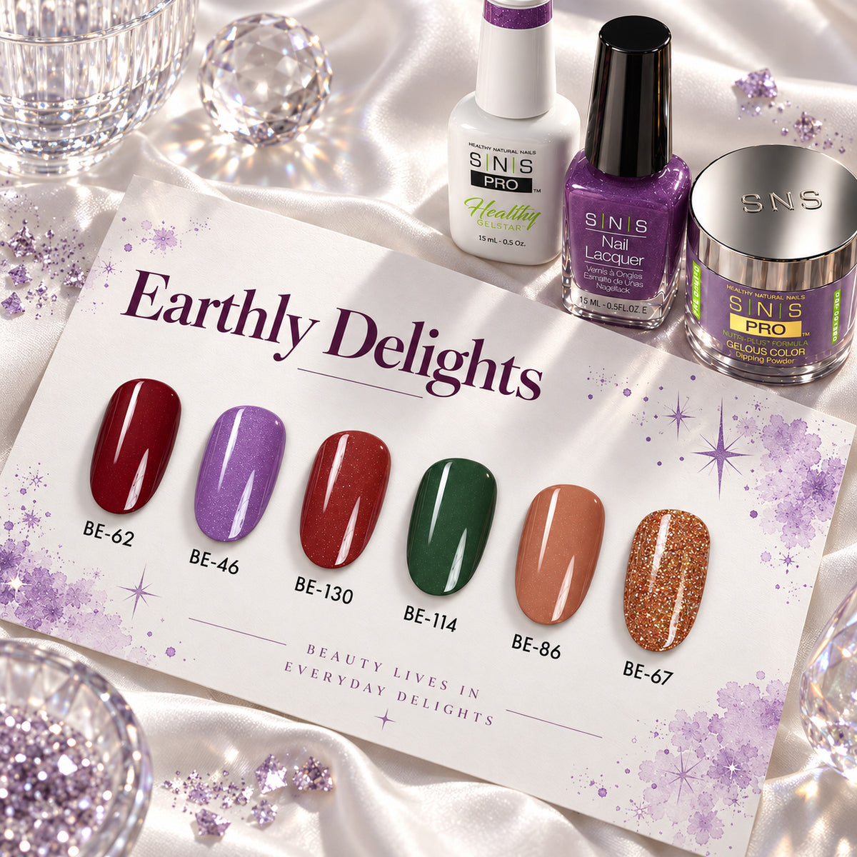 SNS Earthly Delights Collection - 4in1 - 6 Colors