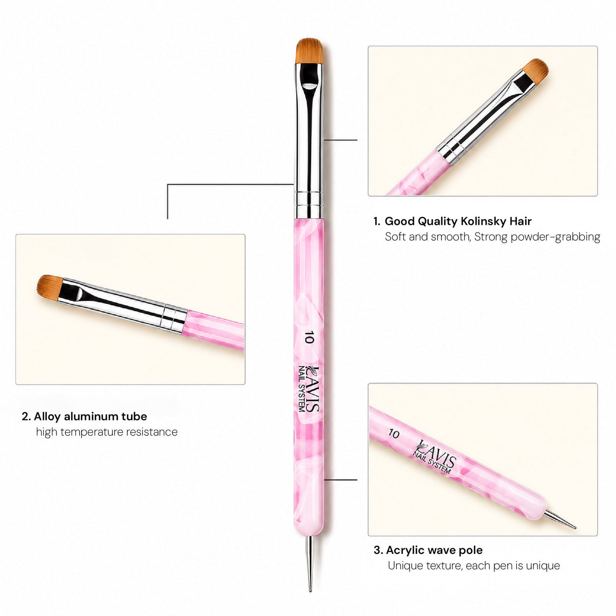 LAVIS French Brush Pink - #10