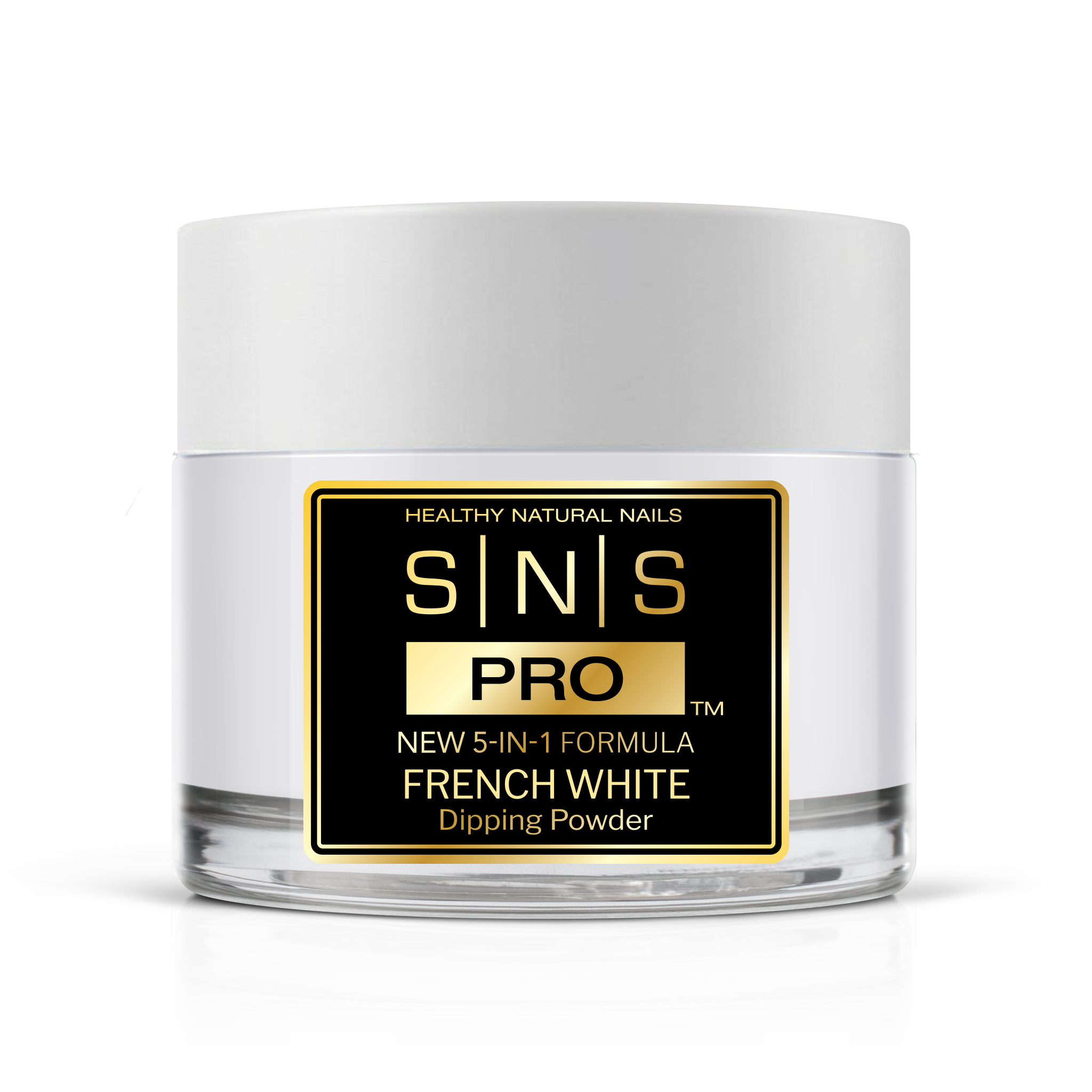 SNS 5-in-1 Pink & White Powder 2oz - French White