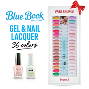 SNS Pro Gel Nail Polish Duo - Tiffany Blue Collection - Set 36 Colors - Board 3 (073-108)