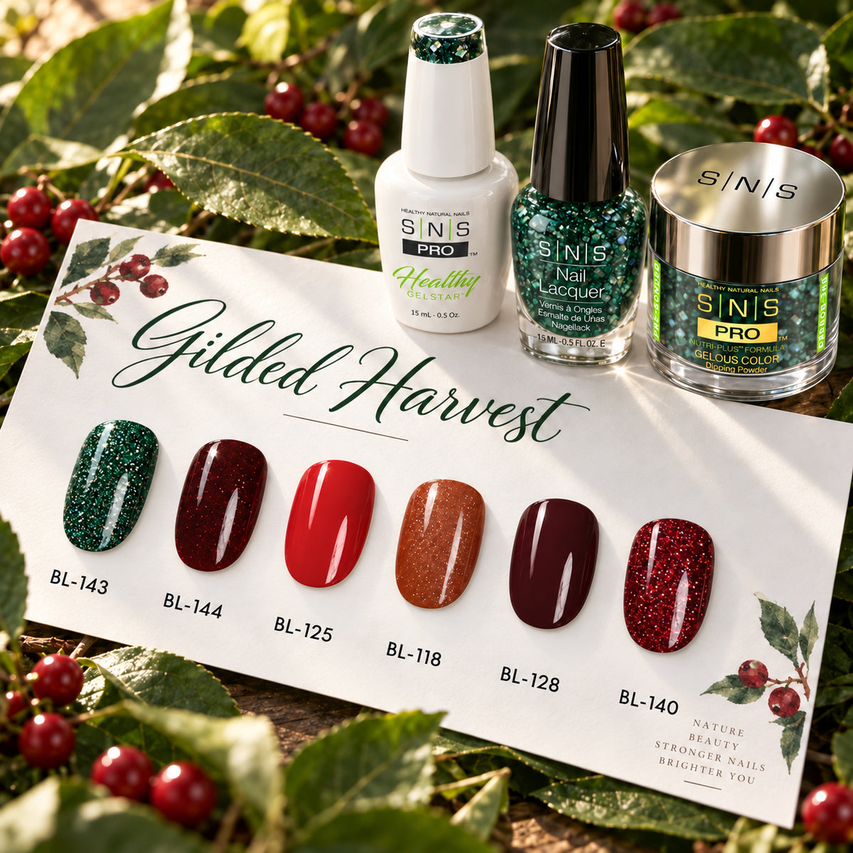 SNS Gilded Harvest Collection - 4in1 - 6 Colors