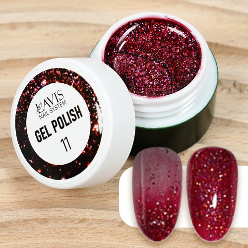 LAVIS Nail Art Glitter - Gel Polish 11