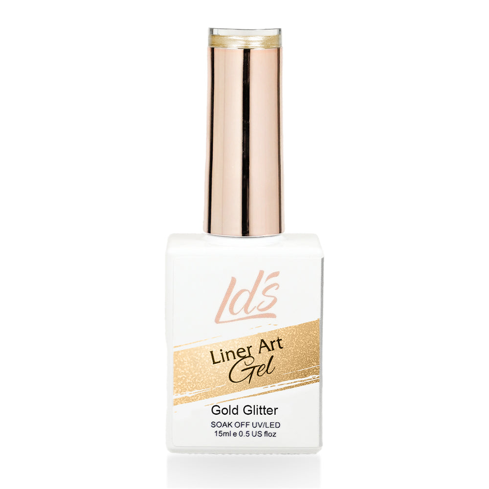 LDS Liner Art - Gold Glitter