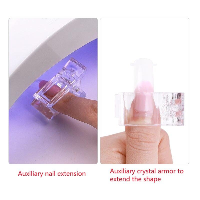 1Pcs Plastic Nails Mold Holder/Clip