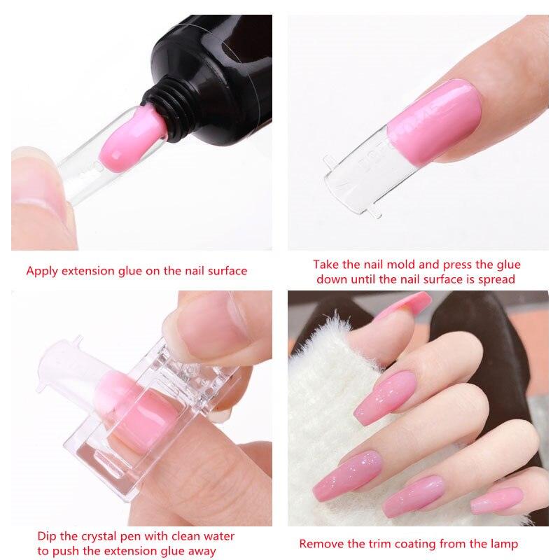 1Pcs Plastic Nails Mold Holder/Clip