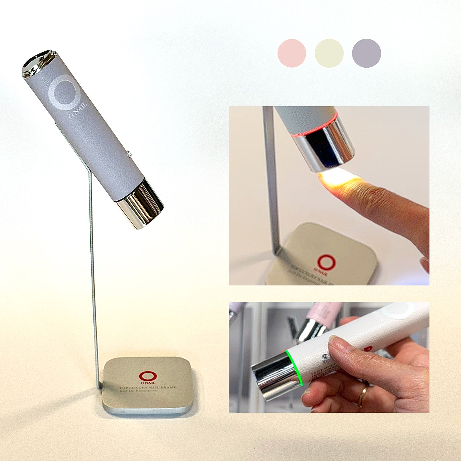Handheld LED/UV Gel Nail Lamp with Smart Sensor