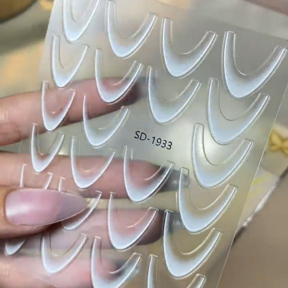 Ombre French Nail Sticker