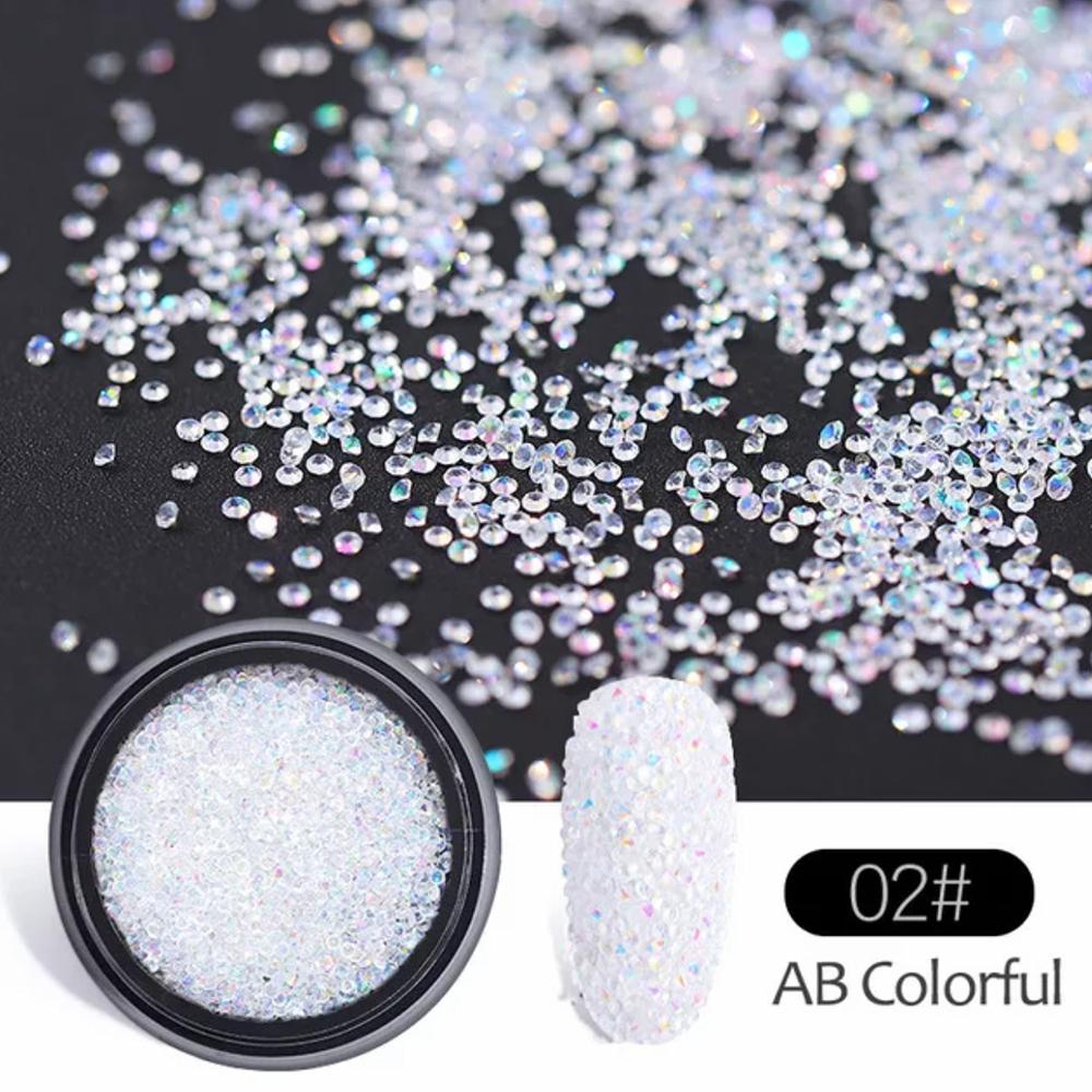  Micro Nail Rhinestones AB Colorful 02 by OTHER sold by DTK Nail Supply