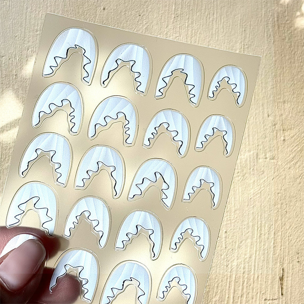 French Lace Nail Sticker