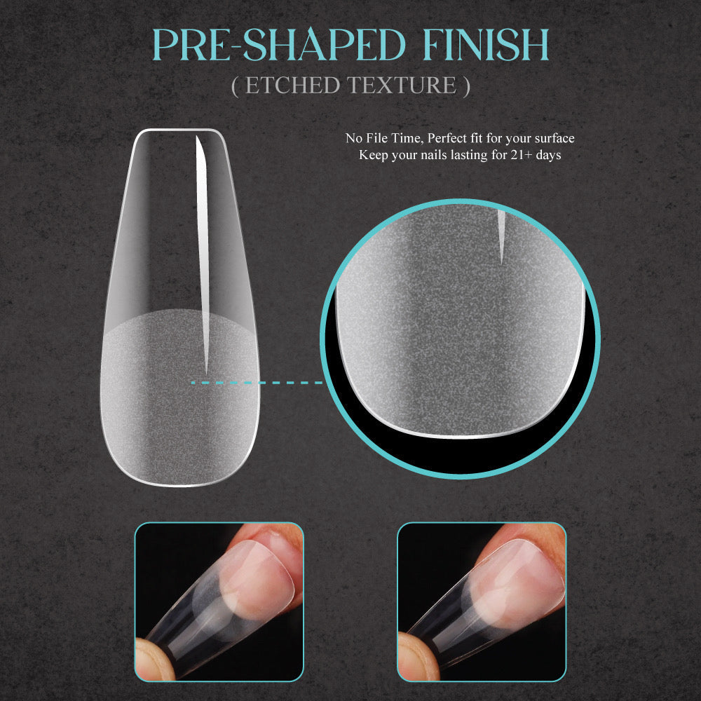 Lavis Stiletto Soft Gel Tips, 12 Sizes Clear, photo 8 of 8