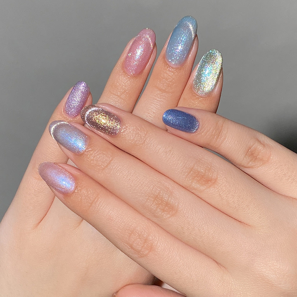 Lavis CE11-07 Enchanted Spell cat eye gel polish, photo 7 of 7