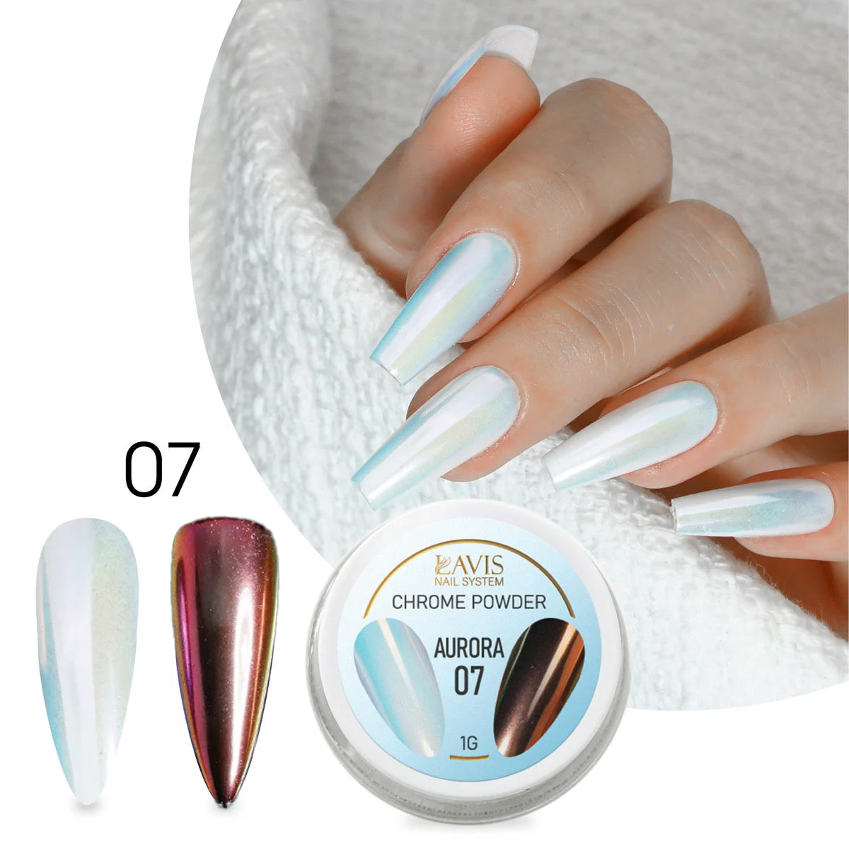 LAVIS Chrome Powder AURORA 07 - 1g