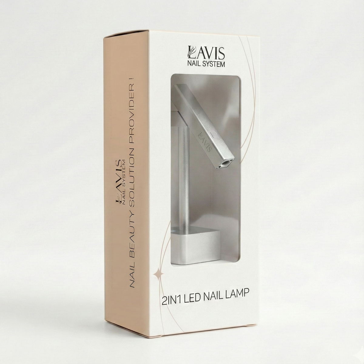 Lavis 2in1 Led Nail Lamp Red / Silver