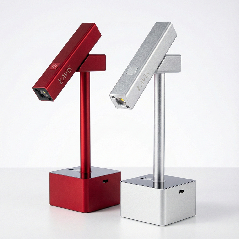 Lavis 2in1 Led Nail Lamp Red / Silver