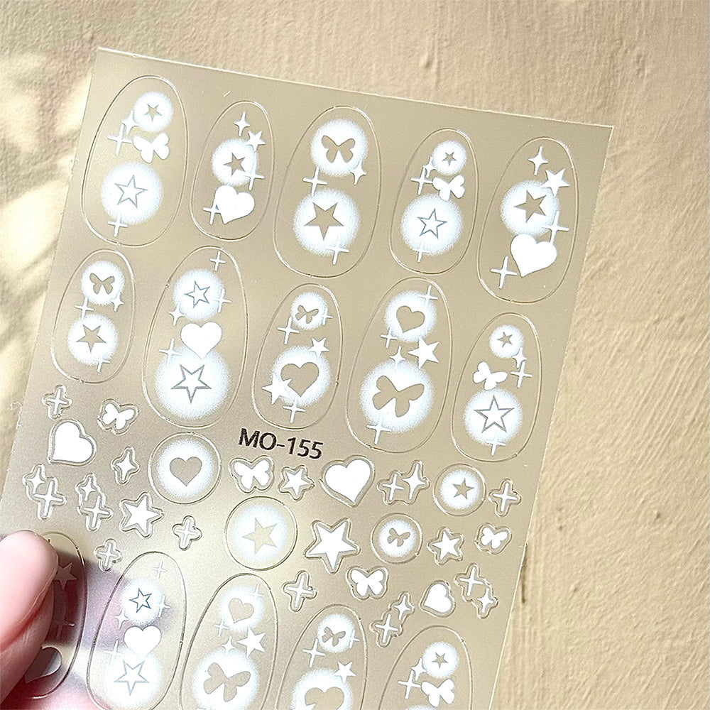 3D Nail Art Stickers MO155 - MO157
