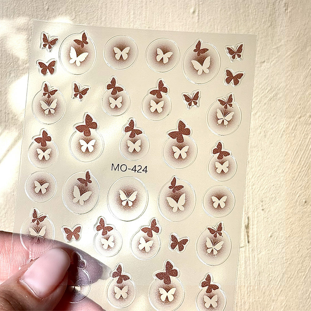 3D Nail Art Stickers MO424 - MO425 - MO426