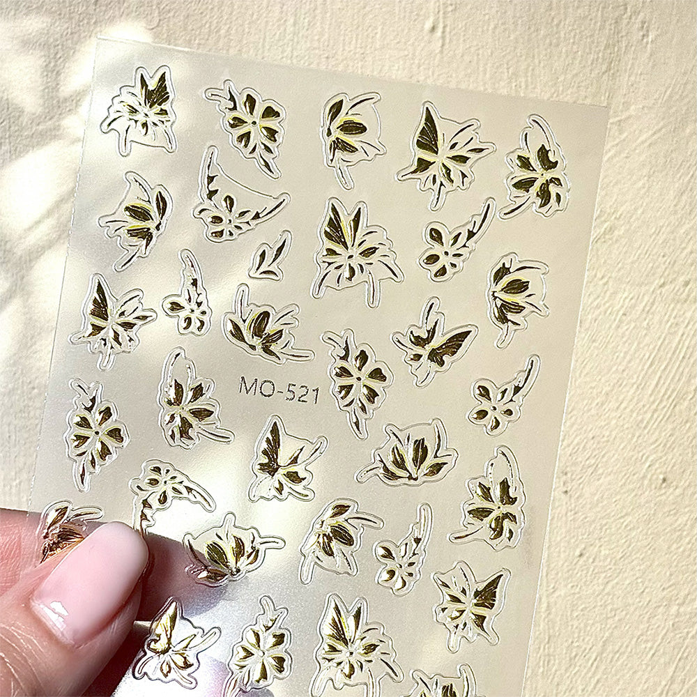 3D Nail Art Stickers MO520 - MO521