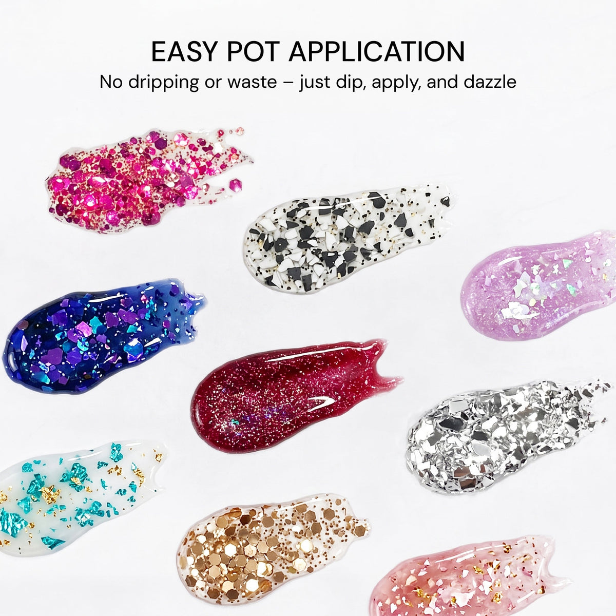 LAVIS Nail Art Glitter Gel Polish