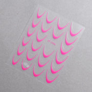 5D Nail Stickers ST-2306-13 - Neon Pink