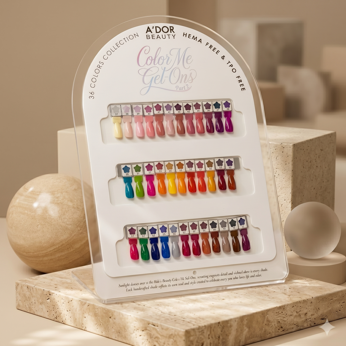 A'DOR - HEMA-Free Set Gel Polish