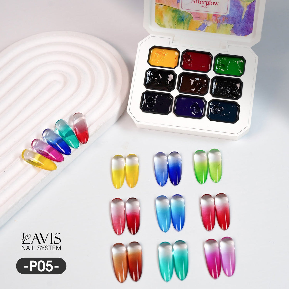Lavis Pat Pat Gel 05 After Glow, Ombre Gel, photo 2 of 11