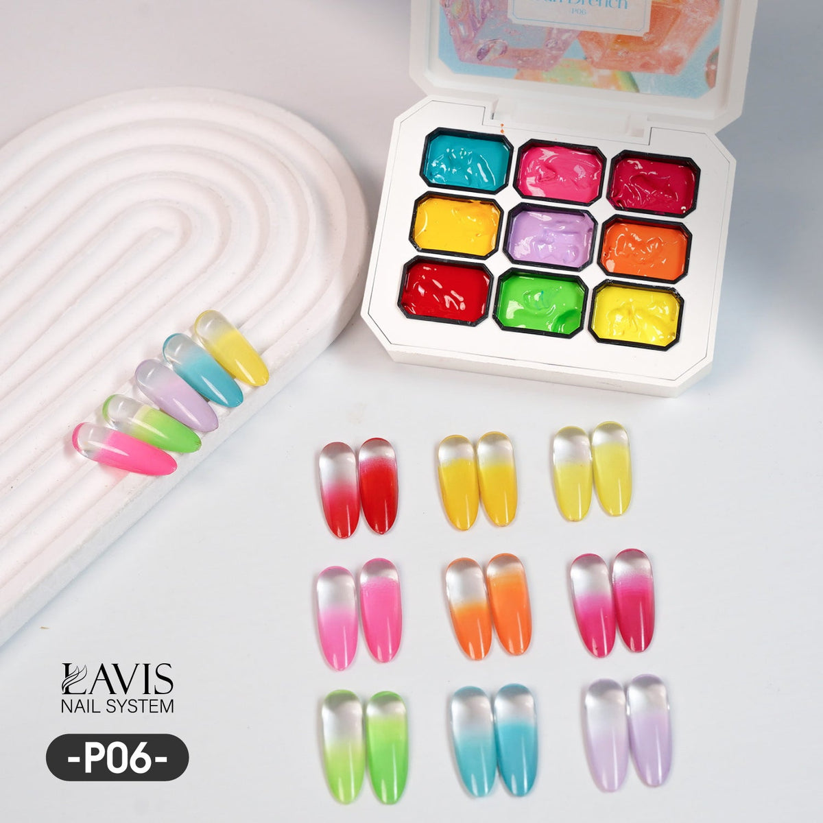 Lavis Pat Pat Gel 06 Sun Drench, Ombre Gel, photo 2 of 15