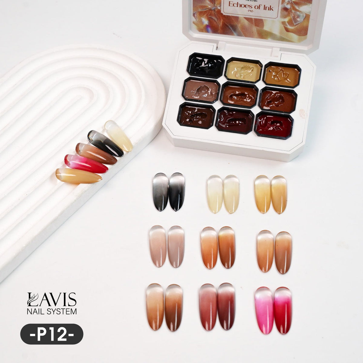Lavis Pat Pat Gel 12 Echoes of Ink, Ombre Gel, photo 3 of 13