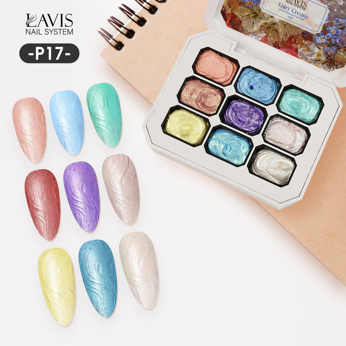 Lavis Pat Pat Gel Palette, 2 Pans, photo 1 of 5