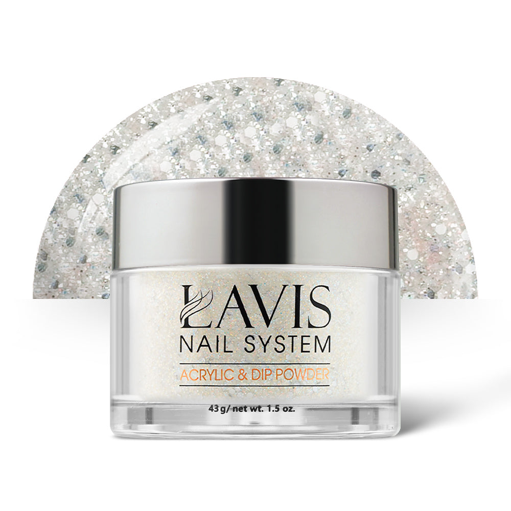 LAVIS Cover Powder 1.5oz - 21 Silver Confetti
