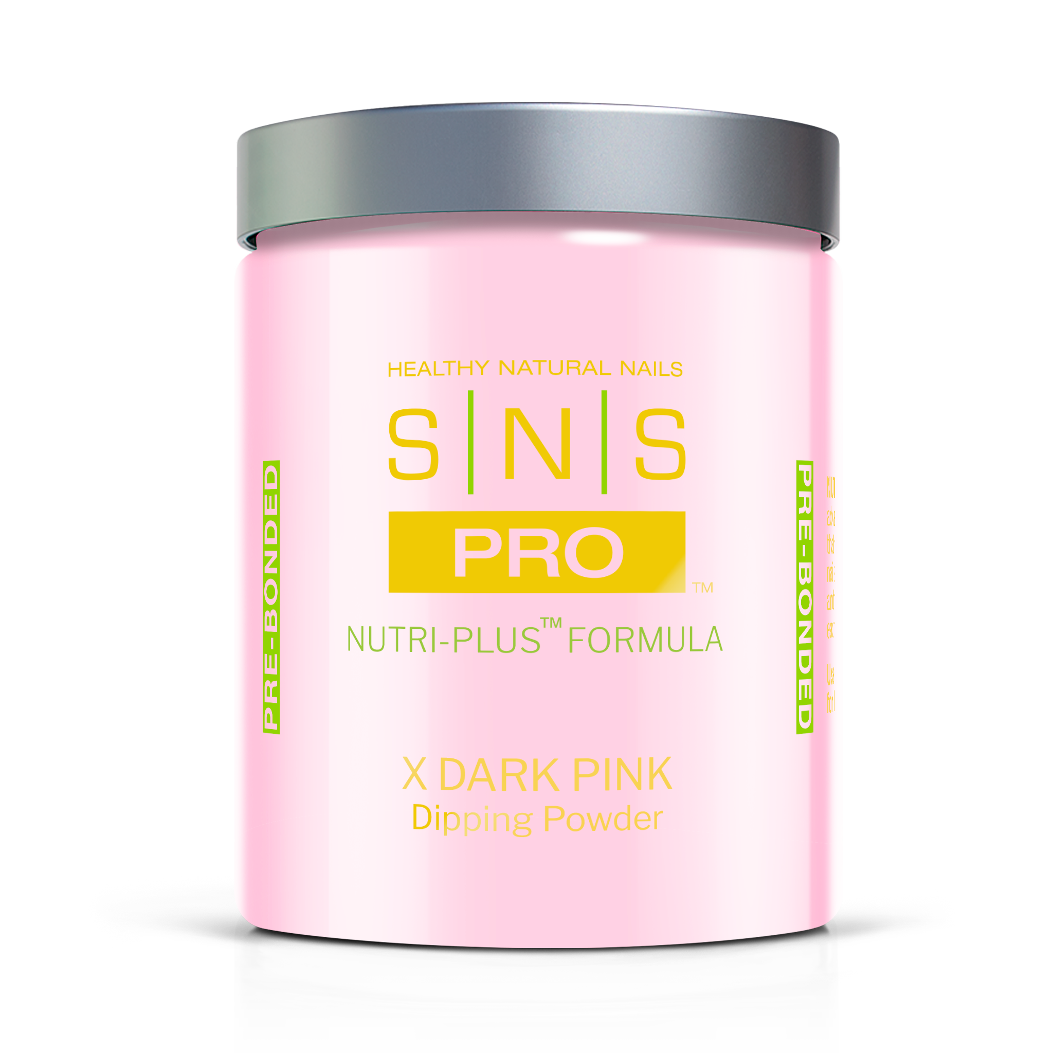 SNS Dark Pink Dipping Powder Pink & White