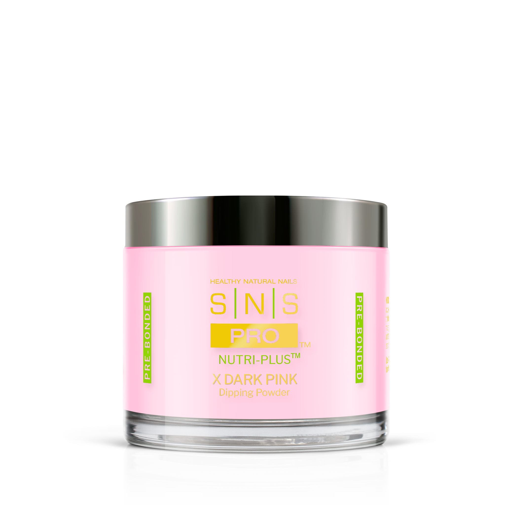 SNS Dark Pink Dipping Powder Pink & White