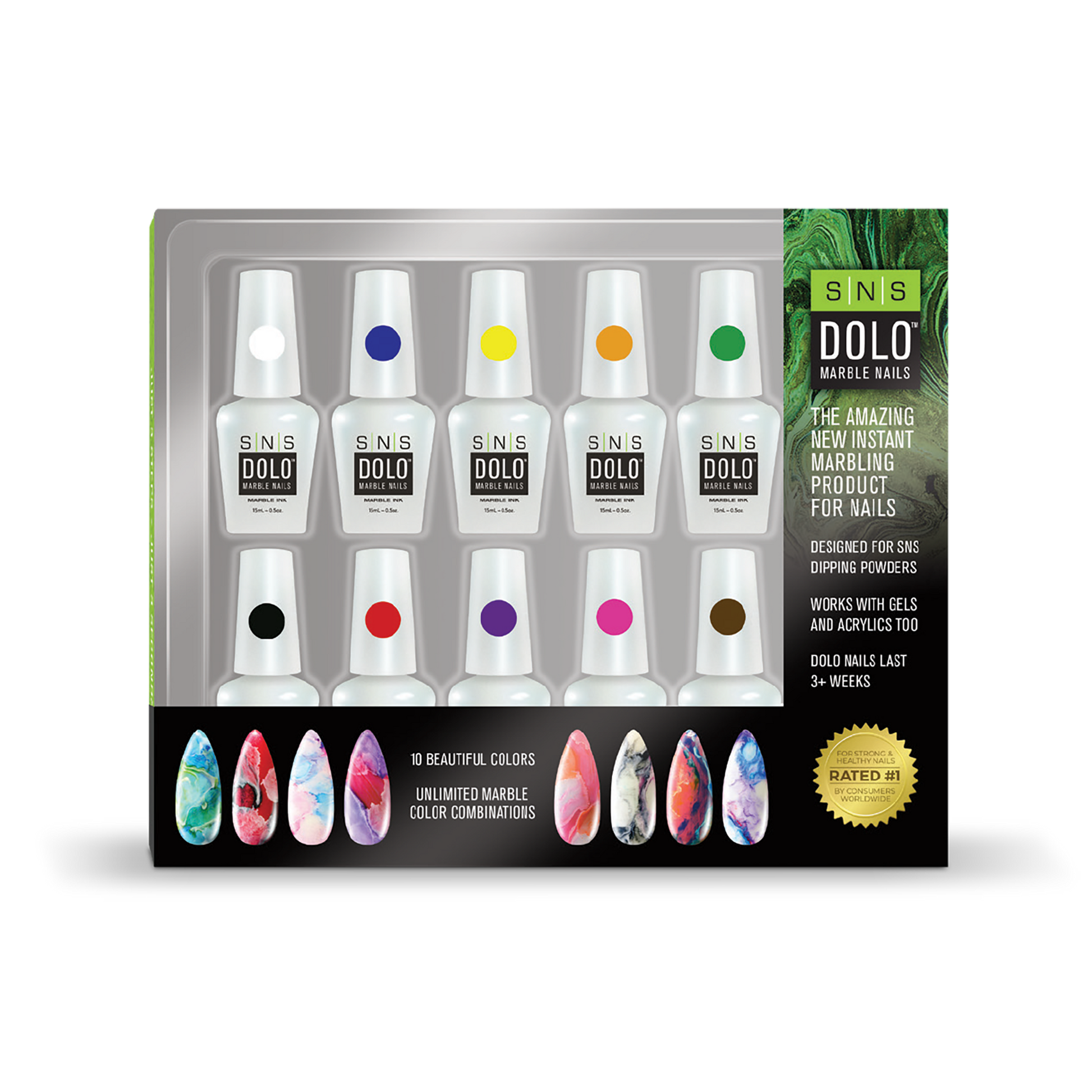 DOLO Marble Nail Art Kit