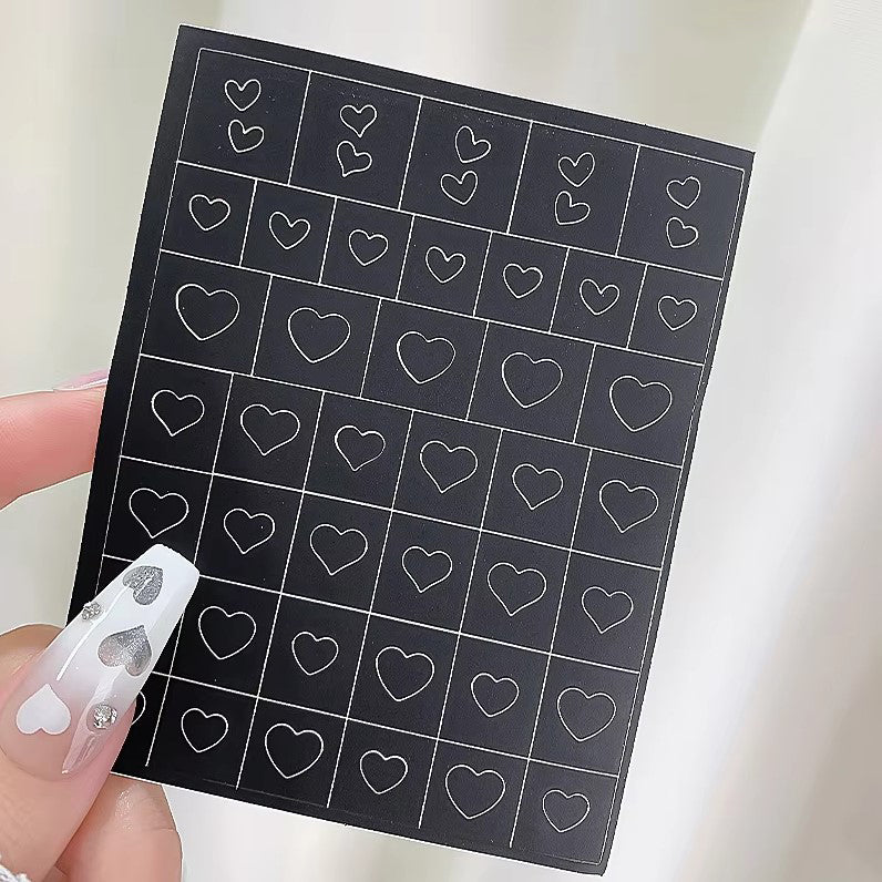 Stencil Nail Stickers