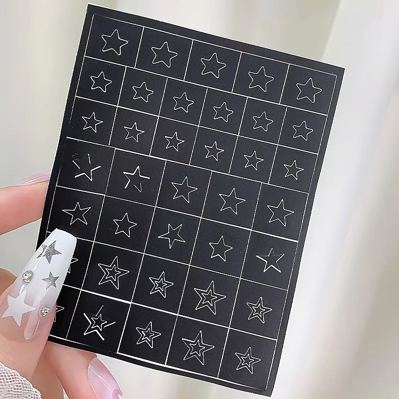 Stencil Nail Stickers