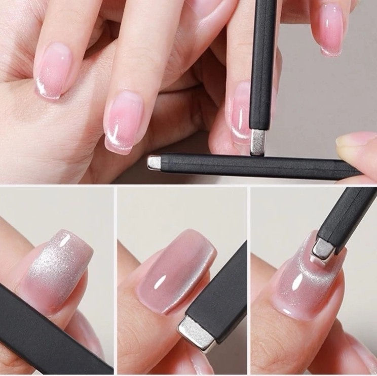 Black Rubber Coated Bar Magnet