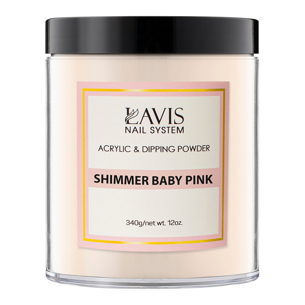 LAVIS Cover Powder 12oz - Shimmer Baby Pink