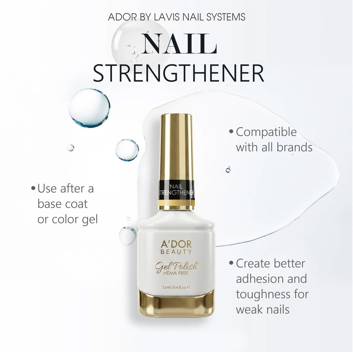 A'DOR Gel Strengthener - 0.4 oz