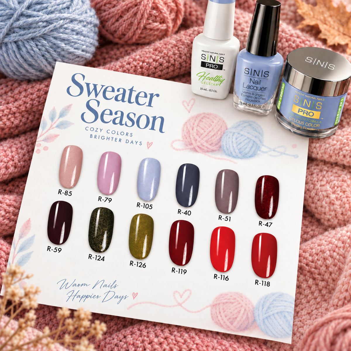 SNS Sweater Season Collection - 4in1 - 12 Colors