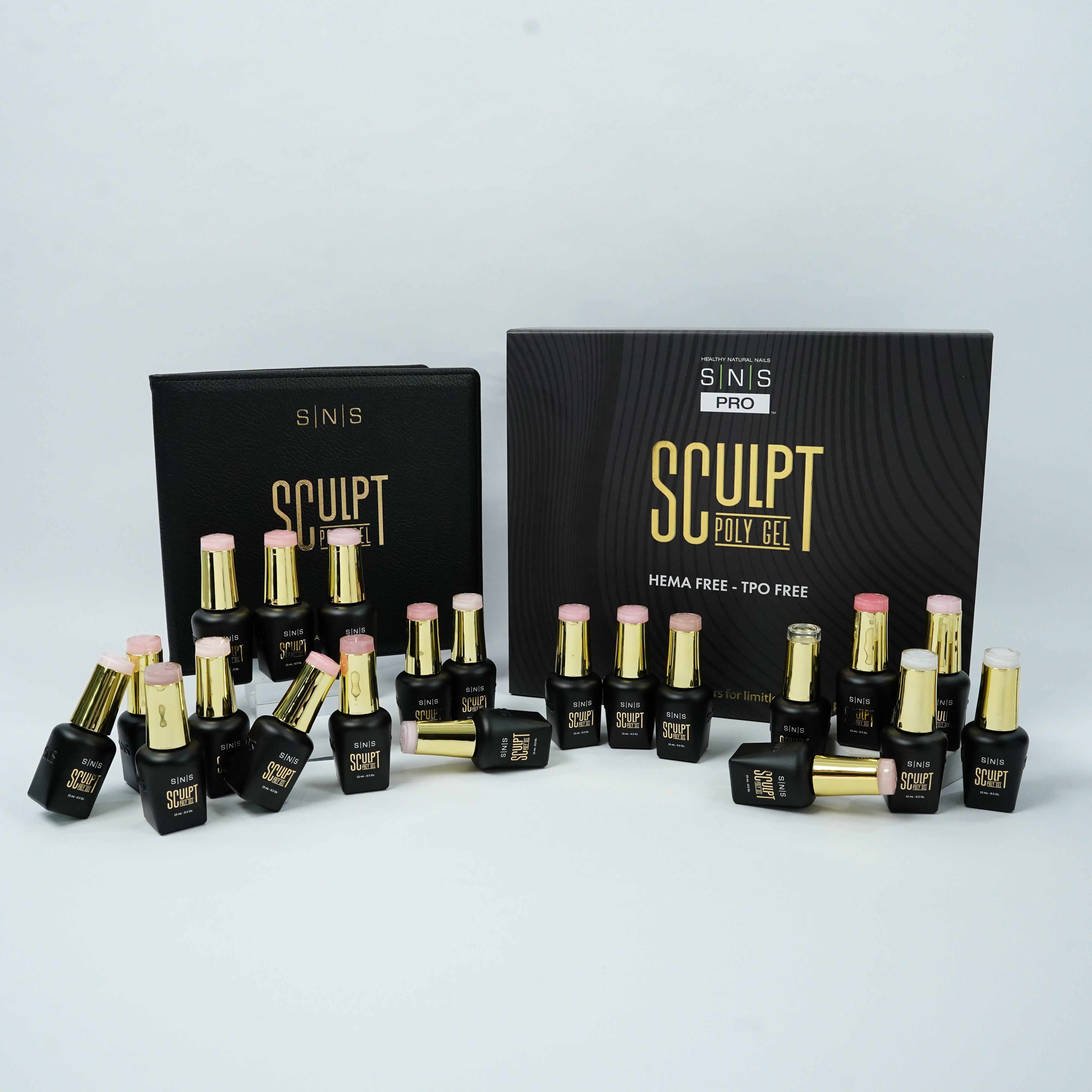 SNS PRO Sculpt Poly Gel – 24 Color Collection
