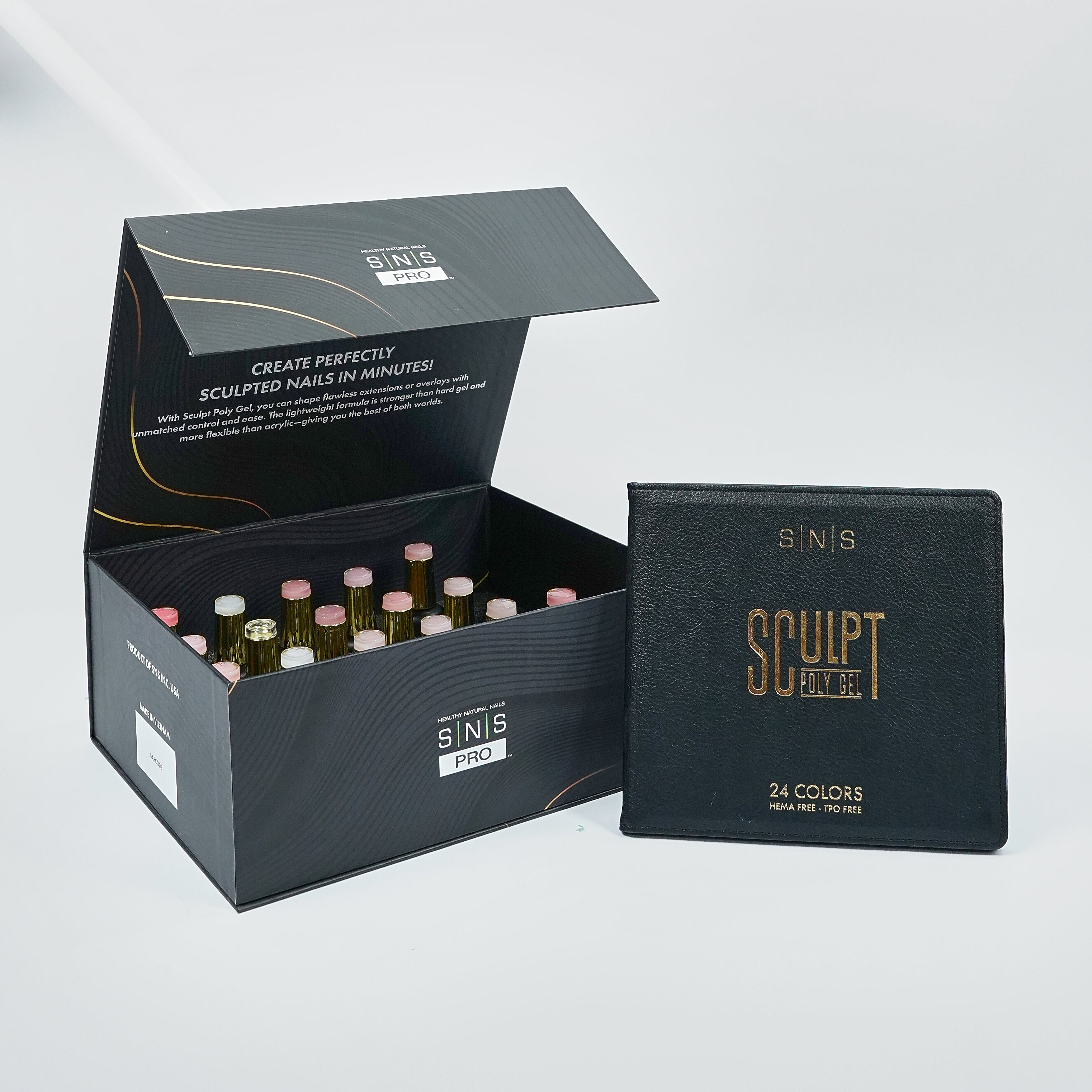 SNS PRO Sculpt Poly Gel – 24 Color Collection