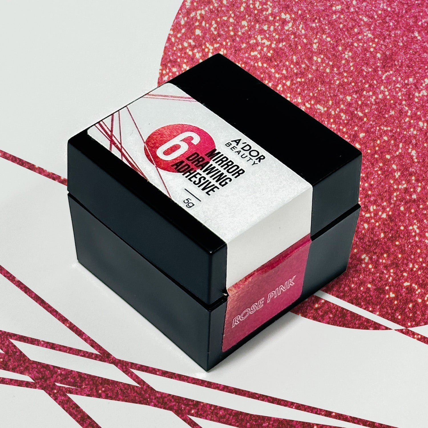 A'DOR Mirror Spider Gel - Rose Pink - DTK Nail Supply