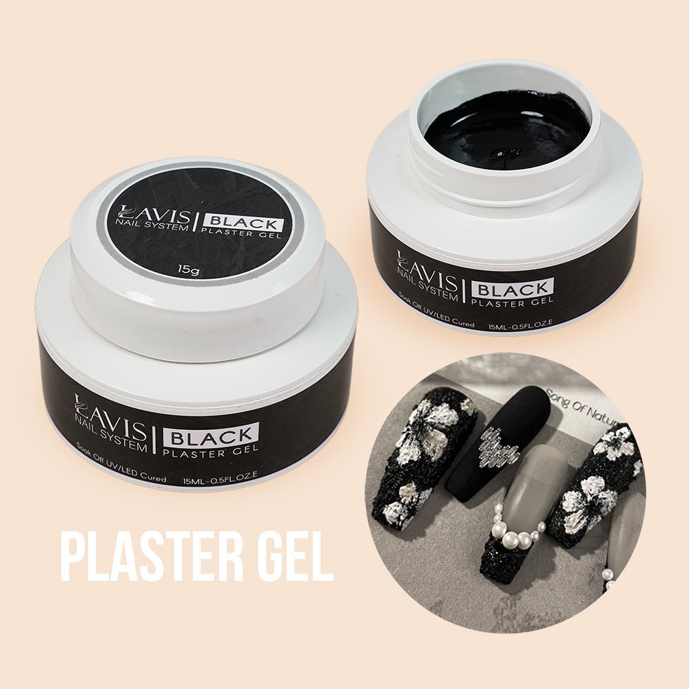 LAVIS 3D Plaster Gel 15g, Black or White
