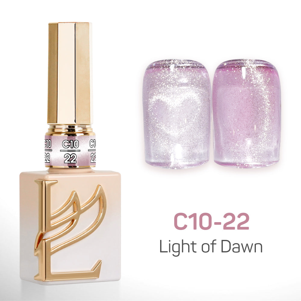 LAVIS C10 - Set 24 Colors - Gel Polish 0.5 oz - Light of Dawn Collection