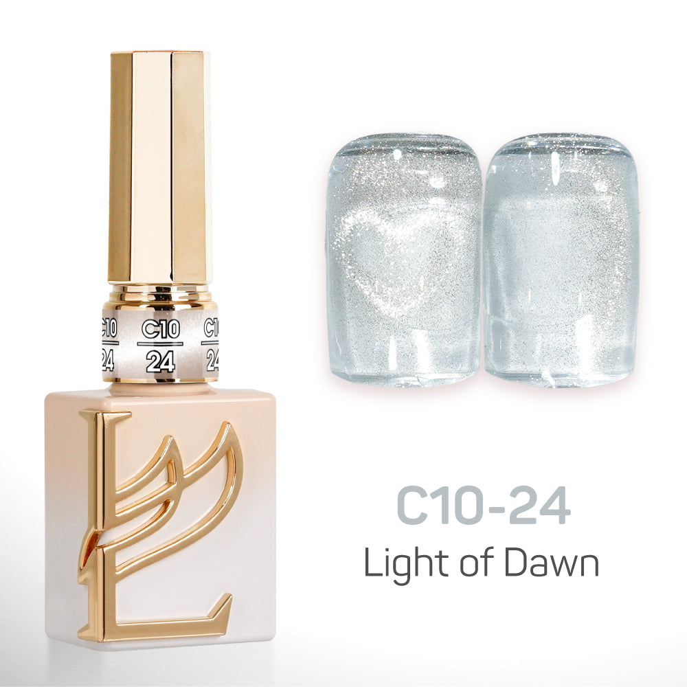 LAVIS C10 - Set 24 Colors - Gel Polish 0.5 oz - Light of Dawn Collection
